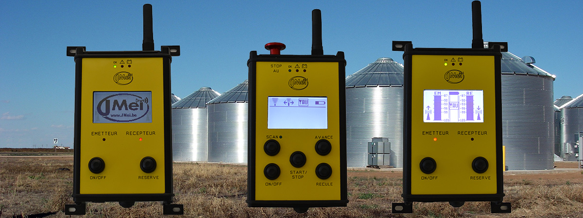 Remote control with radio repeater