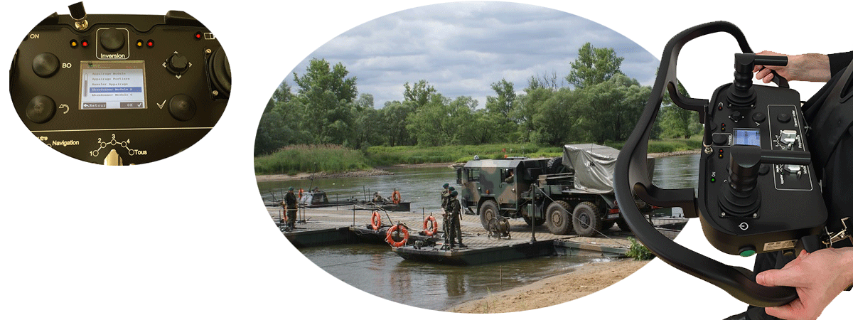 Commande de ponts flottants motorisés