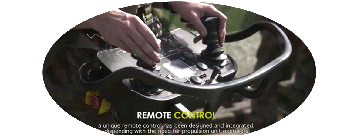 Télécommande militaire